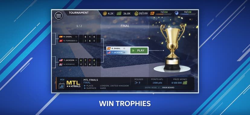 Tennis Manager Mobile screenshot 5 - screenshot