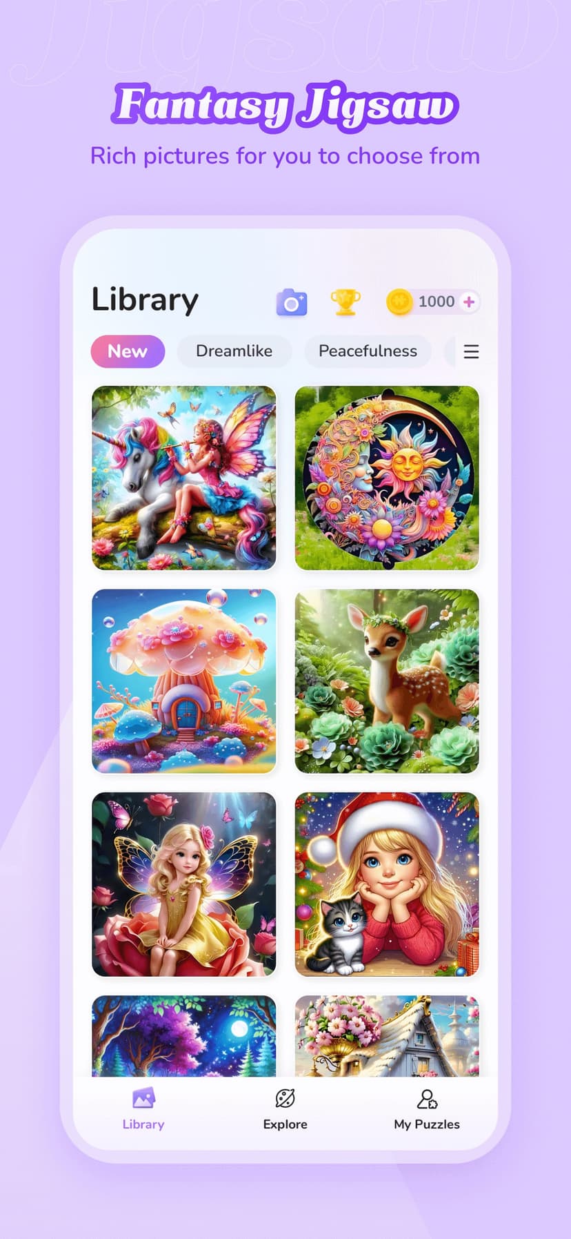 Fantasy Jigsaw - HD Puzzle screenshot 3 - screenshot