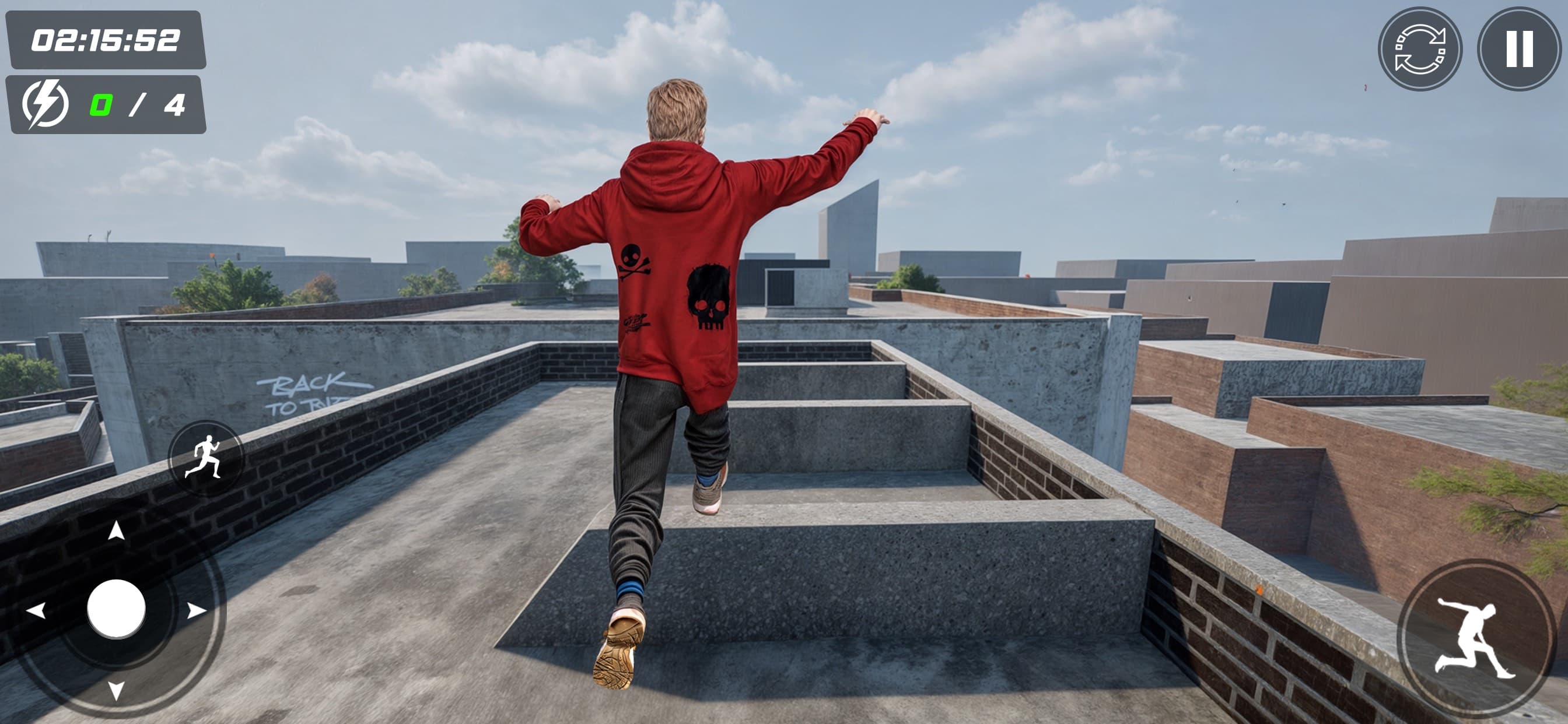 Going Up Rooftop Parkour Games screenshot 3 - screenshot