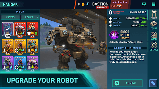 Mech vs Aliens: War Robots RPG screenshot 2 - screenshot