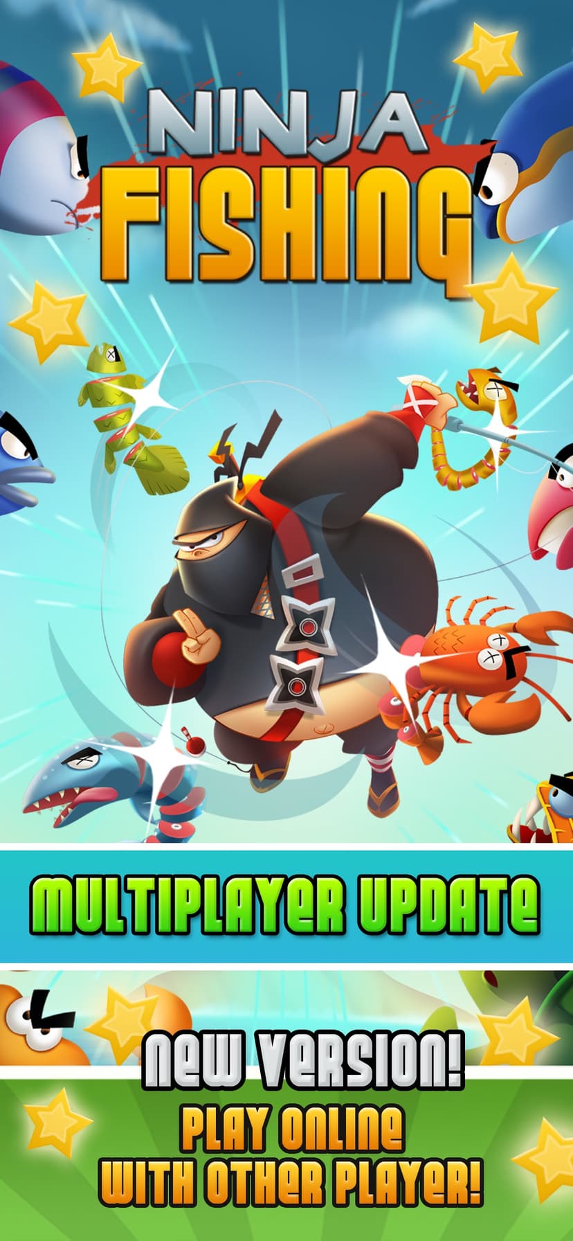 Ninja Fishing screenshot 1 - screenshot