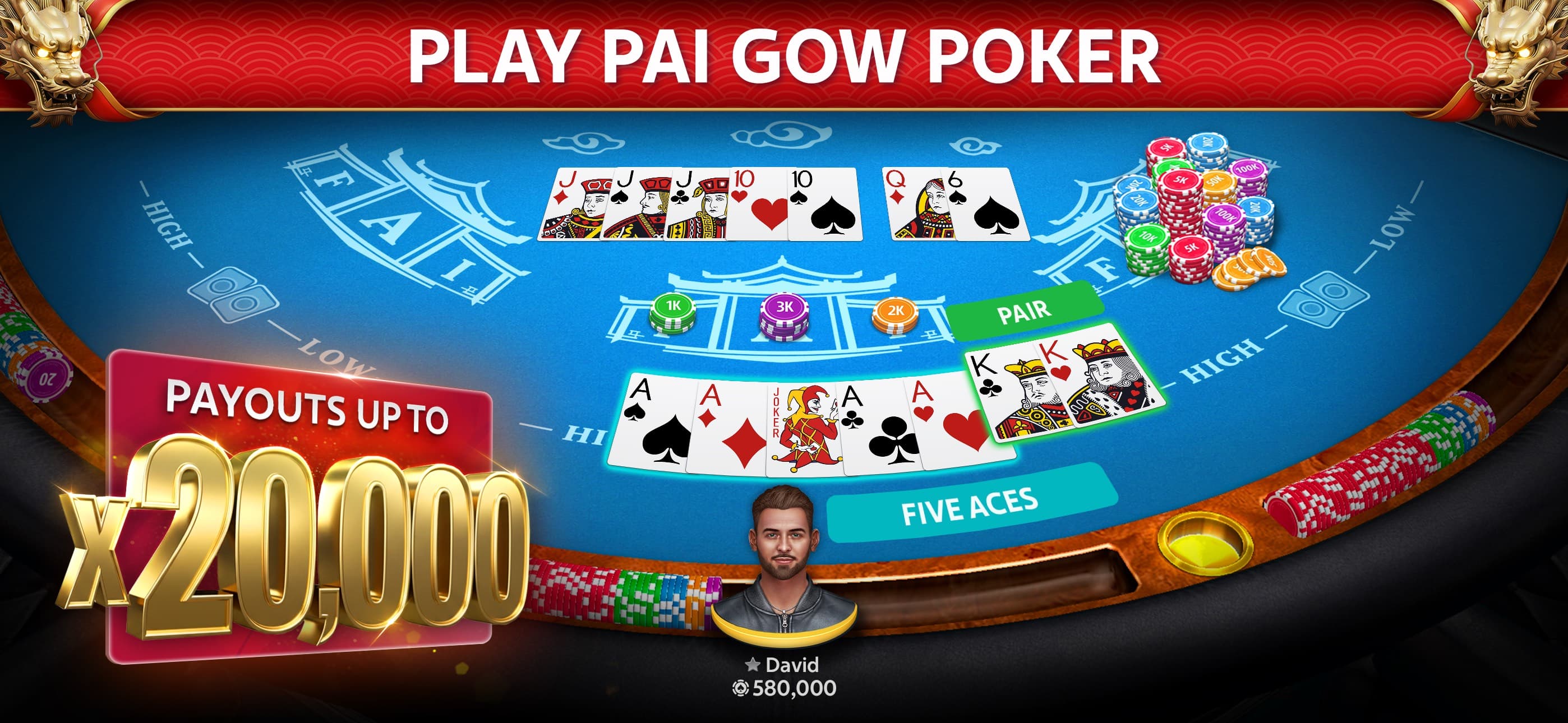 Pai Gow Poker by Pokerist screenshot 1 - screenshot