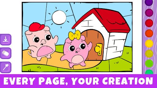 Art Games for Kids: Bibi Tales screenshot 5 - screenshot