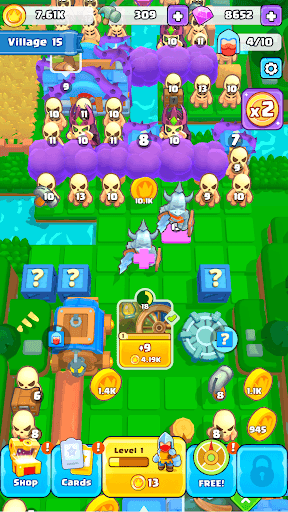 Brave Merge - Battle & Defense screenshot 3 - screenshot