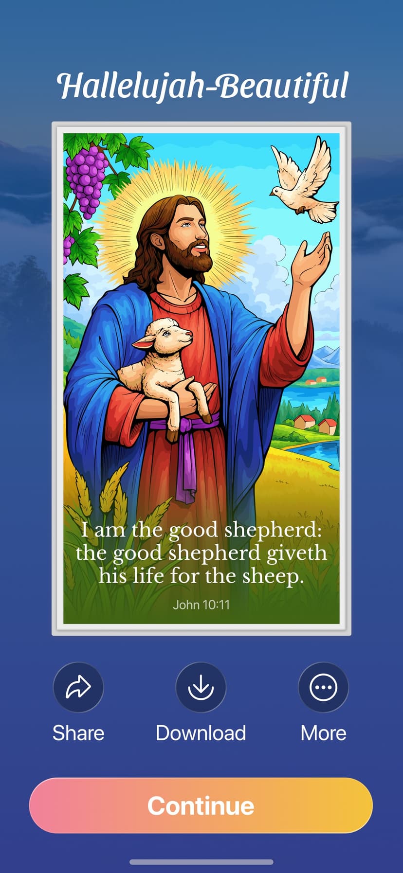 Amen Color-Bible Coloring Book screenshot 3 - screenshot