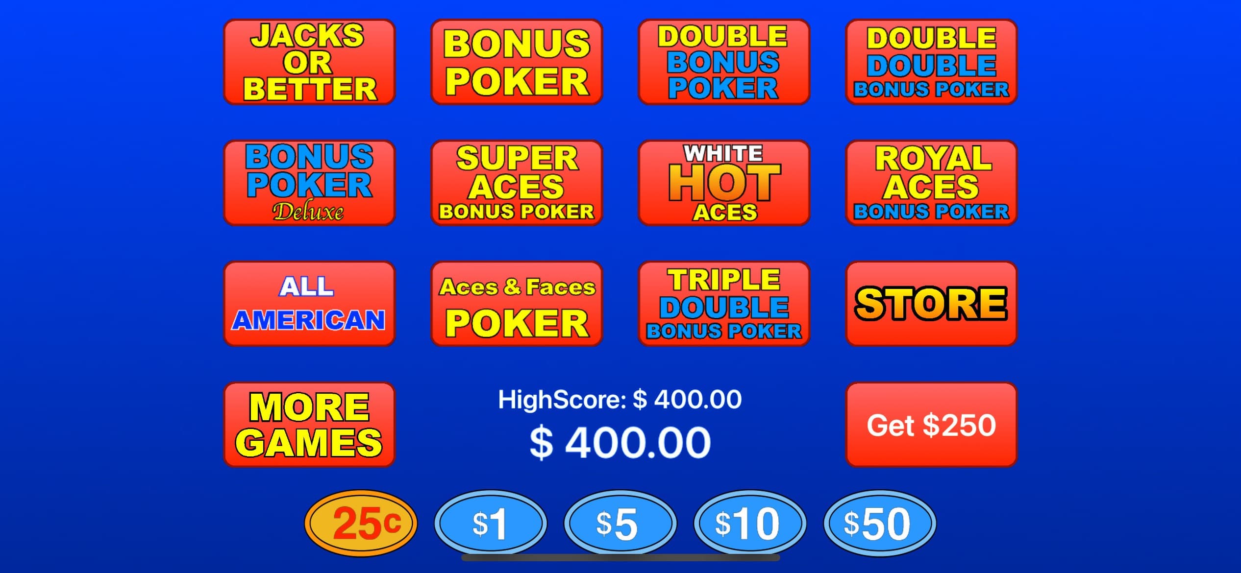 Video Poker - Poker Games screenshot 3 - screenshot