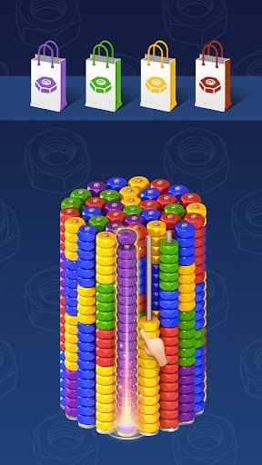 3D Nuts Sort screenshot 6 - screenshot