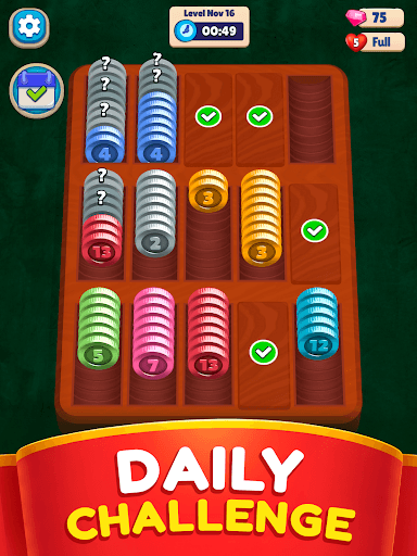 Pocket Sort: Coin Merge Puzzle screenshot 17 - screenshot