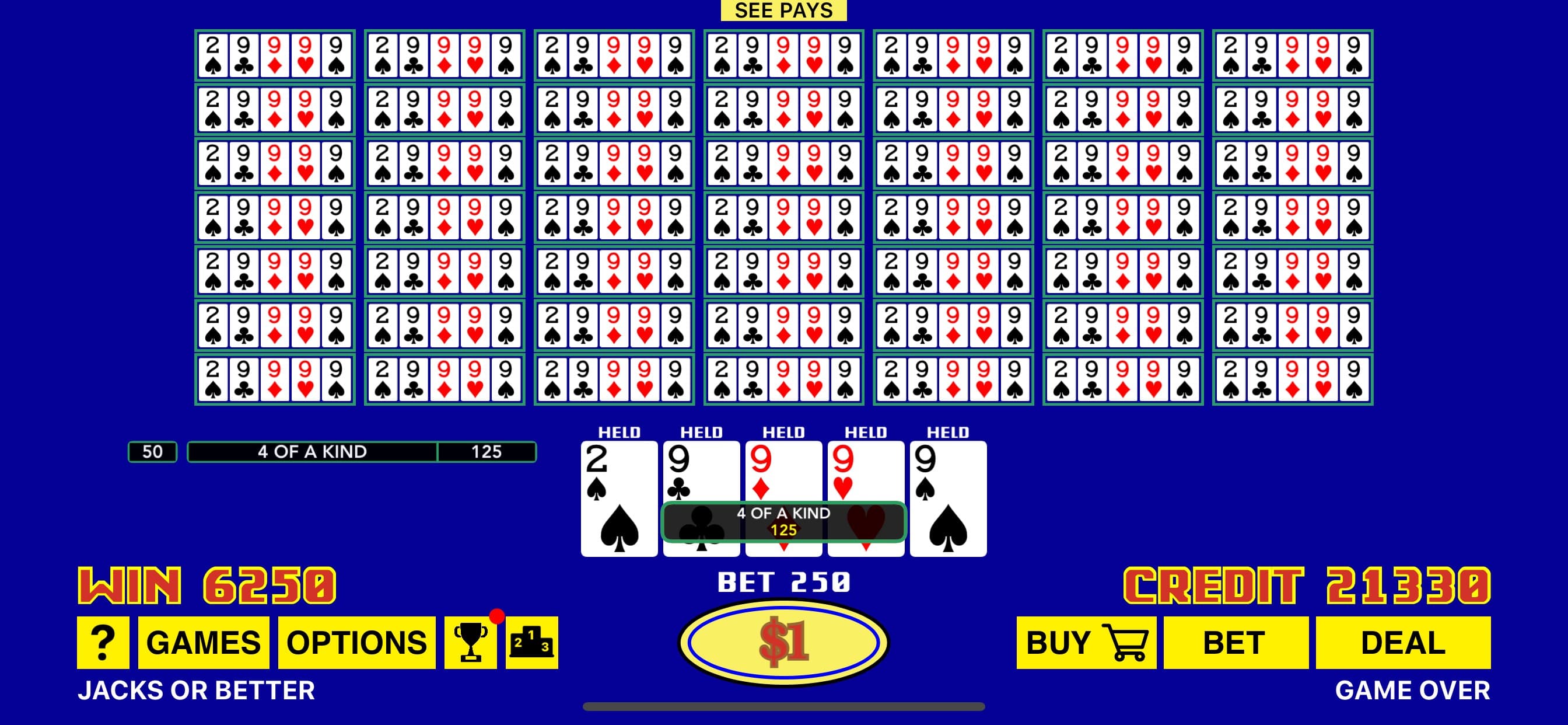The Classic Video Poker screenshot 7 - screenshot