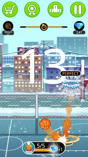 Basketball serial shooter screenshot 4 - screenshot