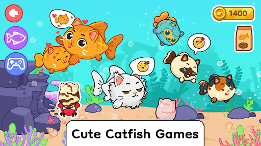 My Cat Fish Pond Aquarium Game screenshot 1 - screenshot
