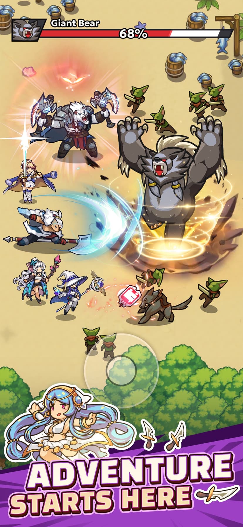 Fortias Saga: Idle RPG screenshot 1 - screenshot