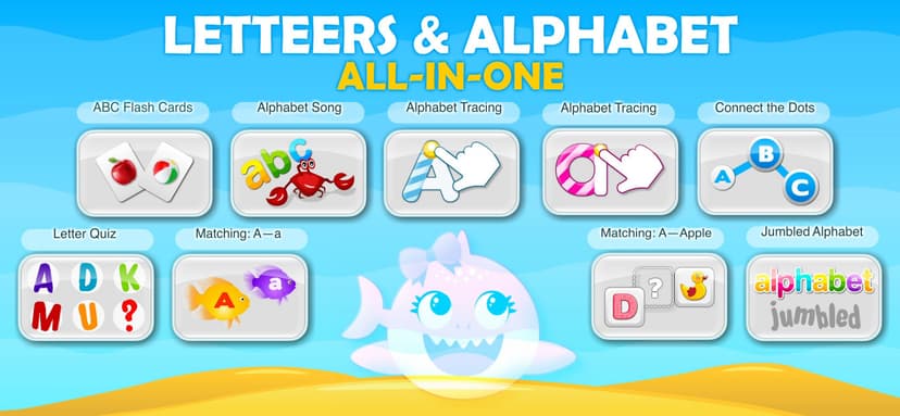 ABC Happy Shark Games for Kids screenshot 1 - screenshot
