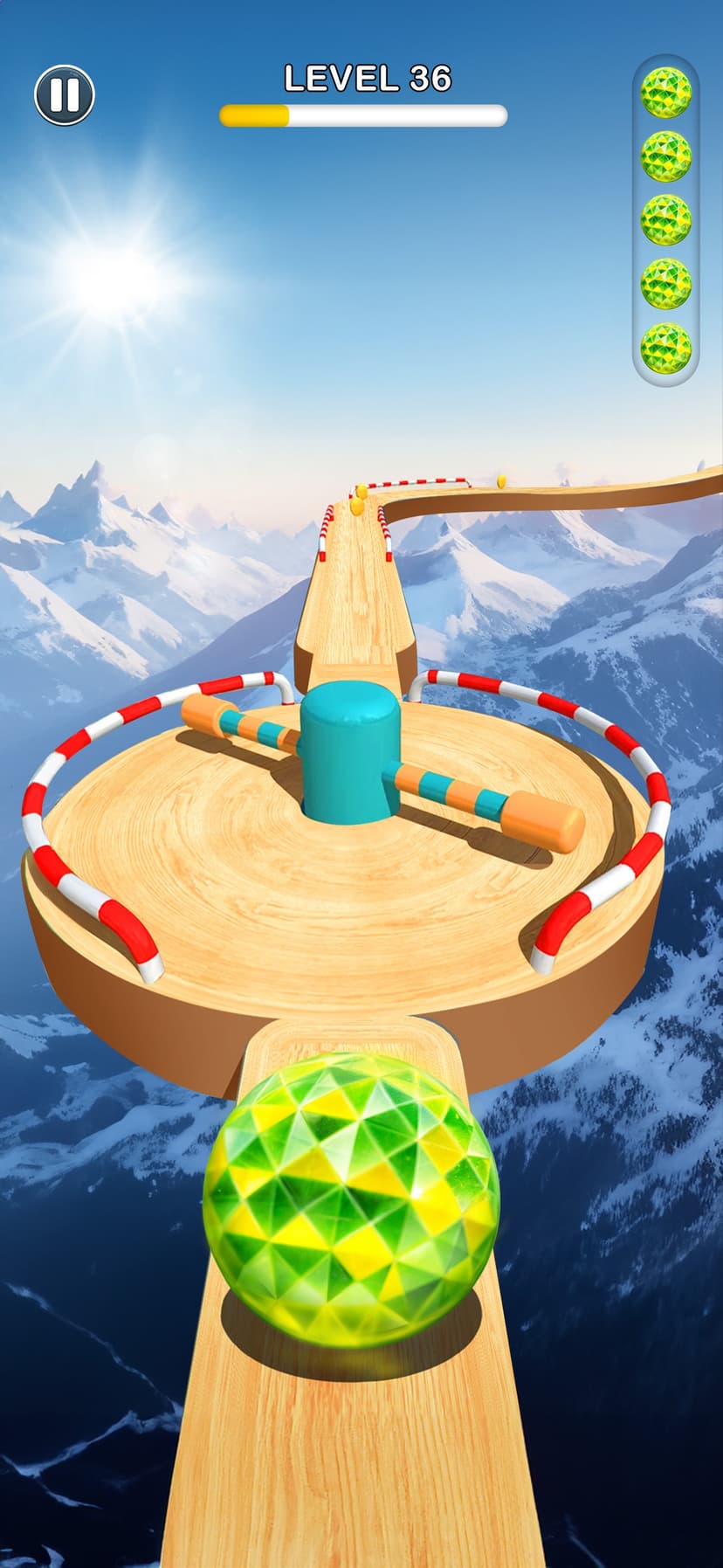 Rolling Ball Sky Escape screenshot 6 - screenshot
