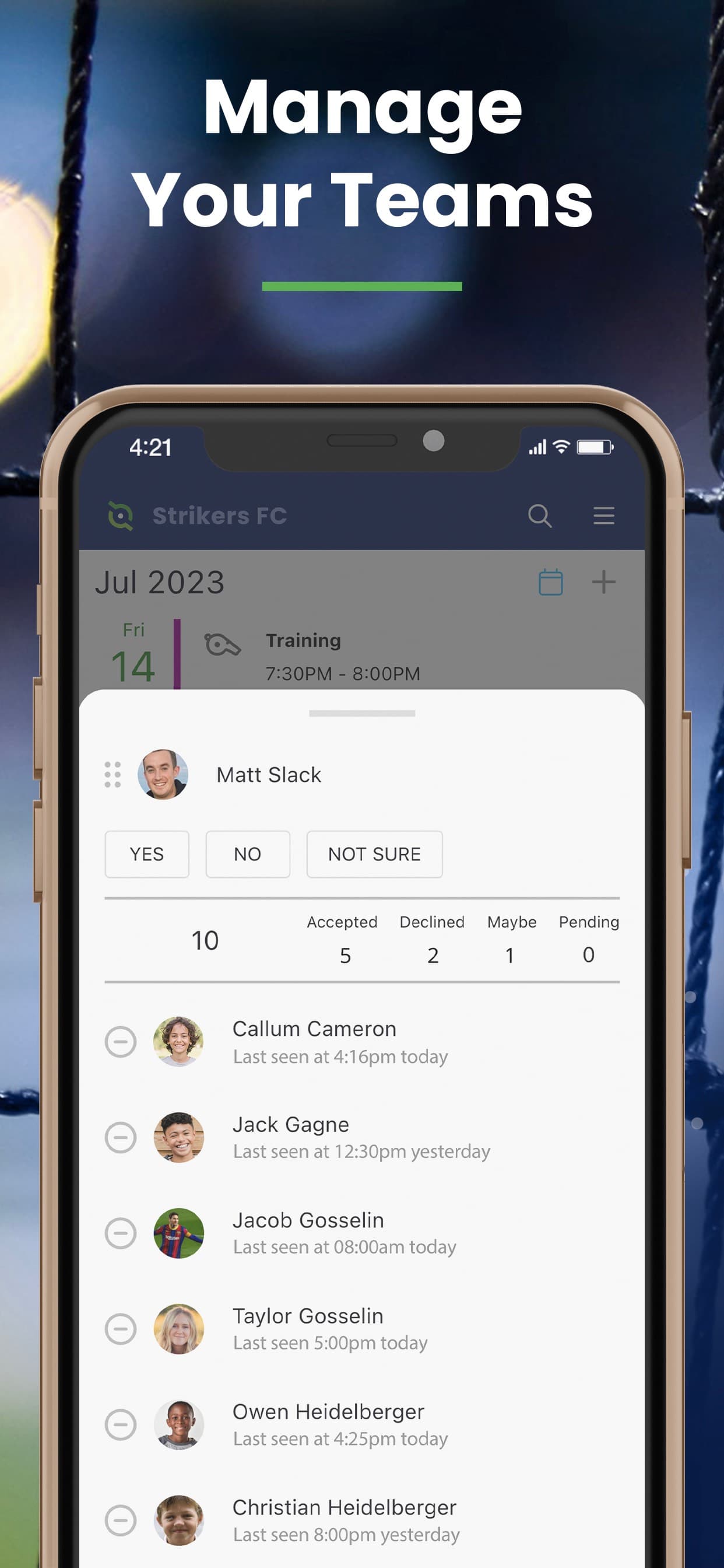 GotSport Team App screenshot 1 - screenshot