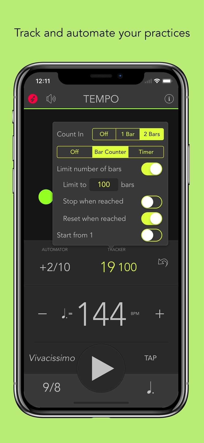 Metronome: Tempo Lite screenshot 2 - screenshot