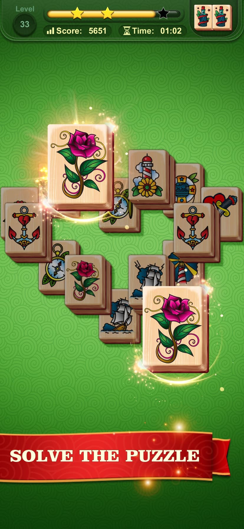 Mahjong Solitaire: Match Tiles screenshot 1 - screenshot