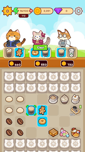 Merge Meow Cafe : Coffee cat screenshot 23 - screenshot