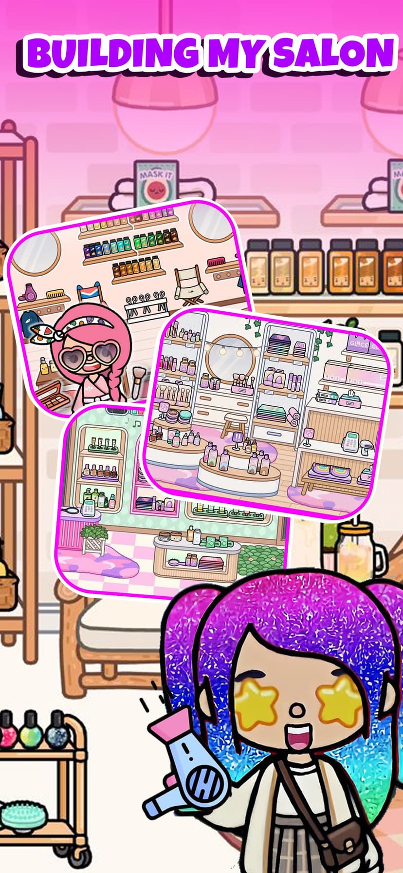 Mods Toca : Hair salon screenshot 2 - screenshot