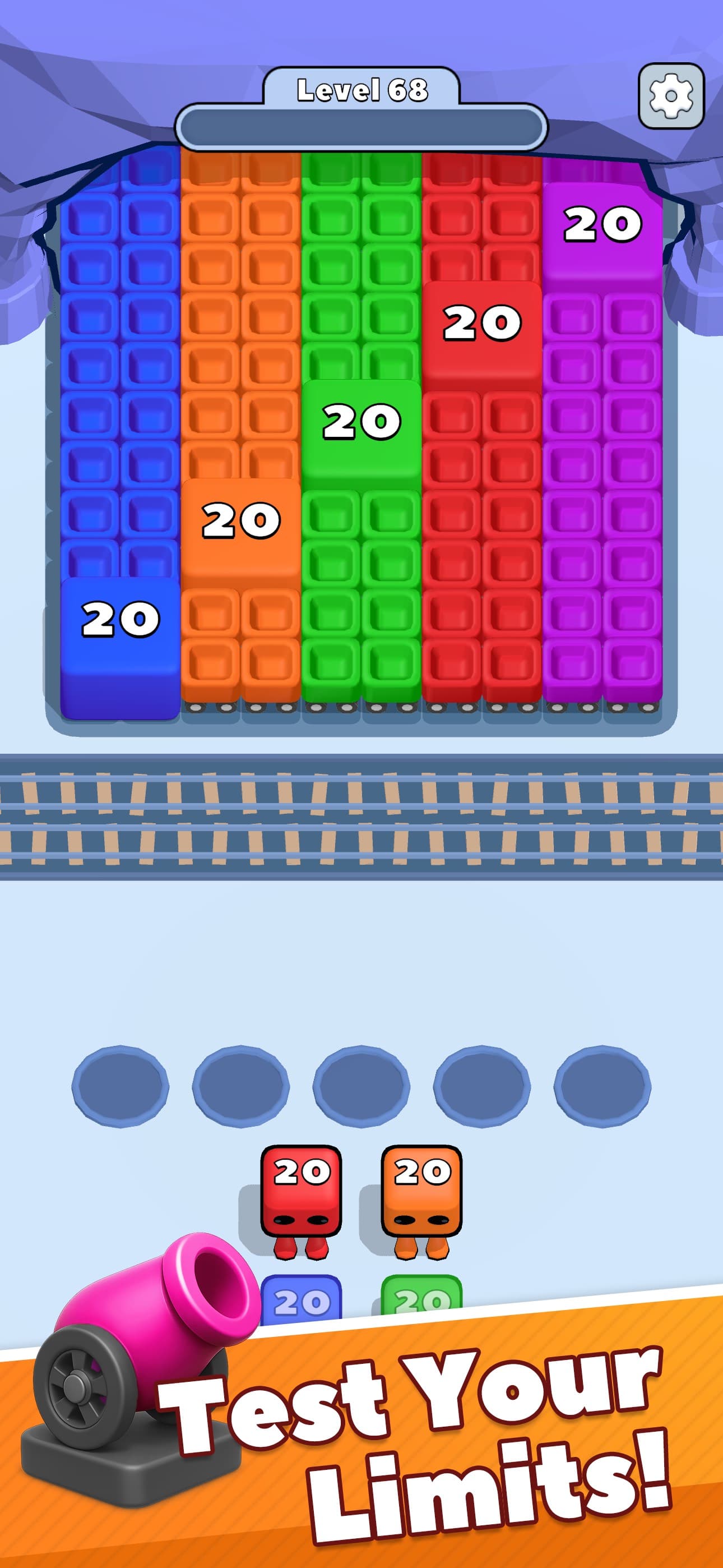 Color Blast 3D : TramCar screenshot 4 - screenshot