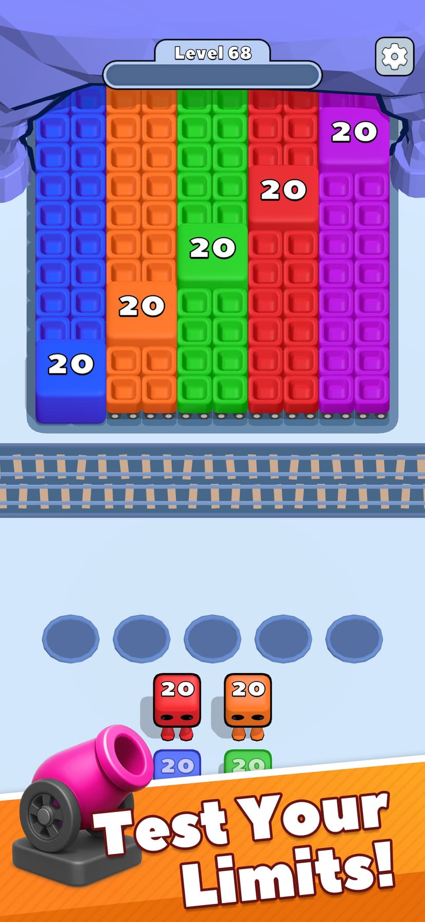 Color Blast 3D : TramCar screenshot 4 - screenshot