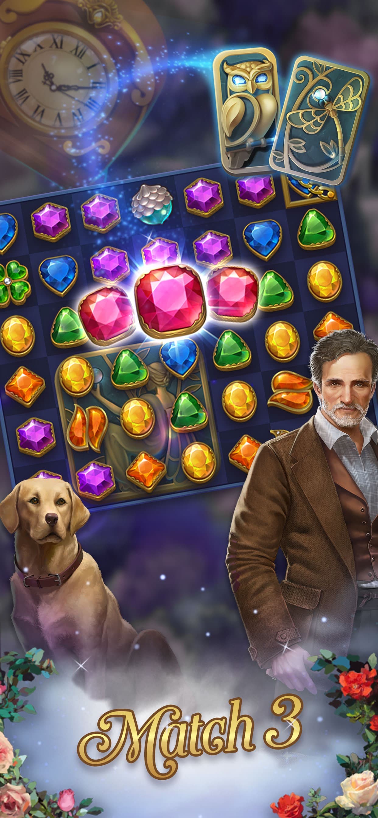 Jewel Mystery - Match 3 Game screenshot 1 - screenshot