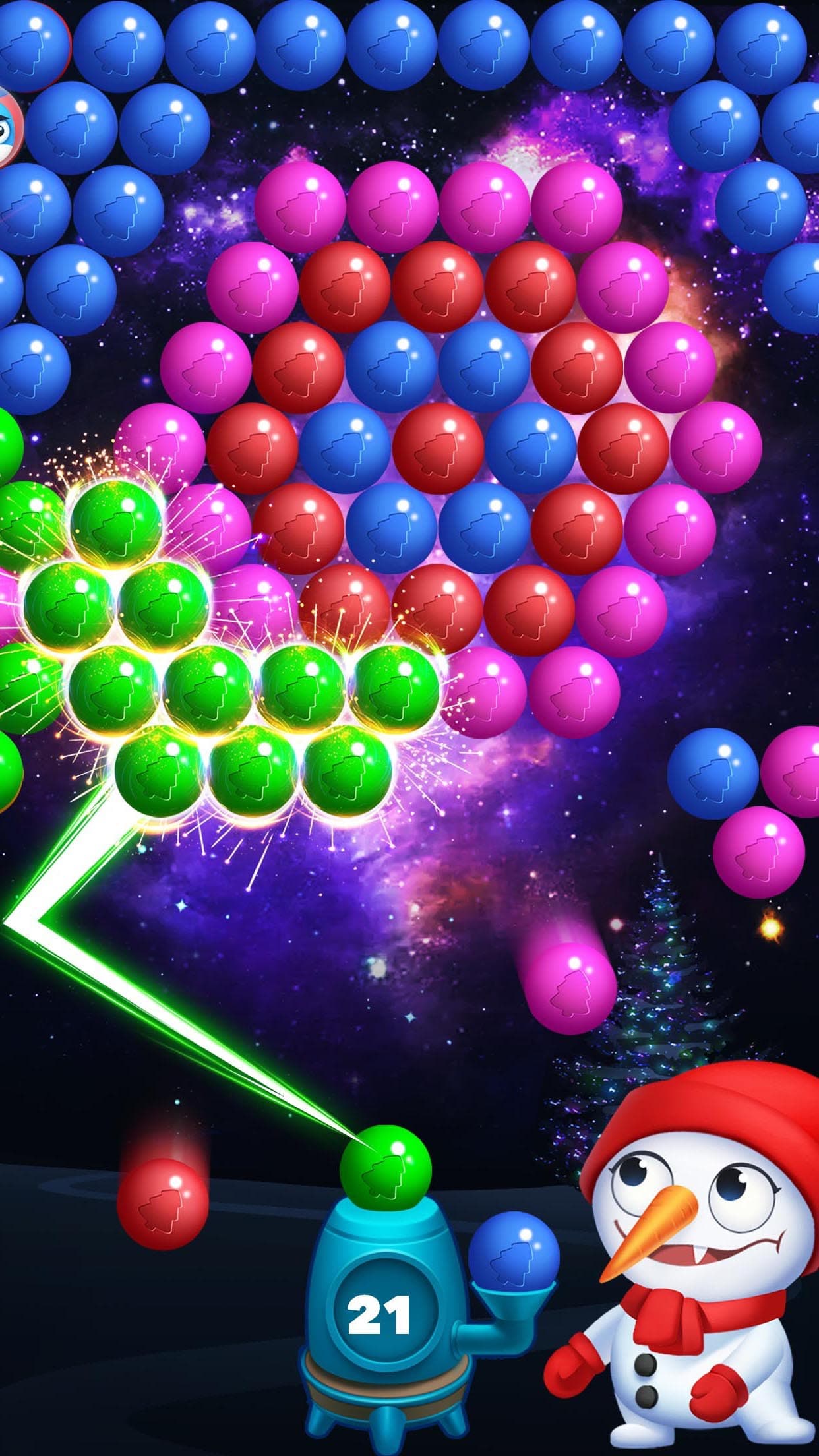 Bubble Shooter - Christmas Pop screenshot 3 - screenshot