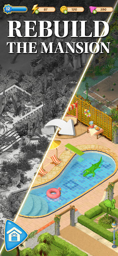 Merge Mansion: Puzzles & Story screenshot 4 - screenshot