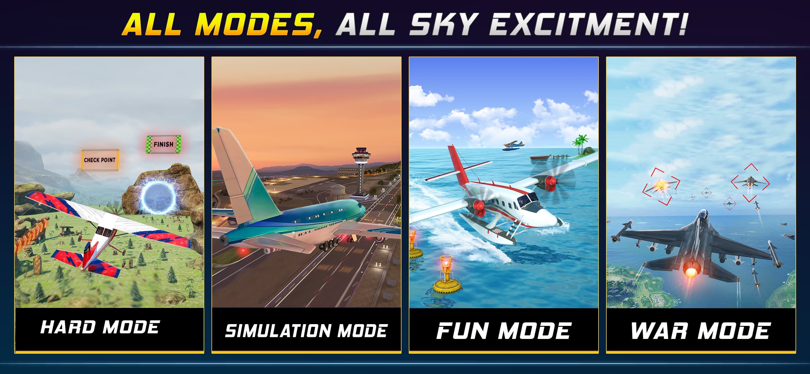 SkyDrift: Airplane Game 3D screenshot 2 - screenshot