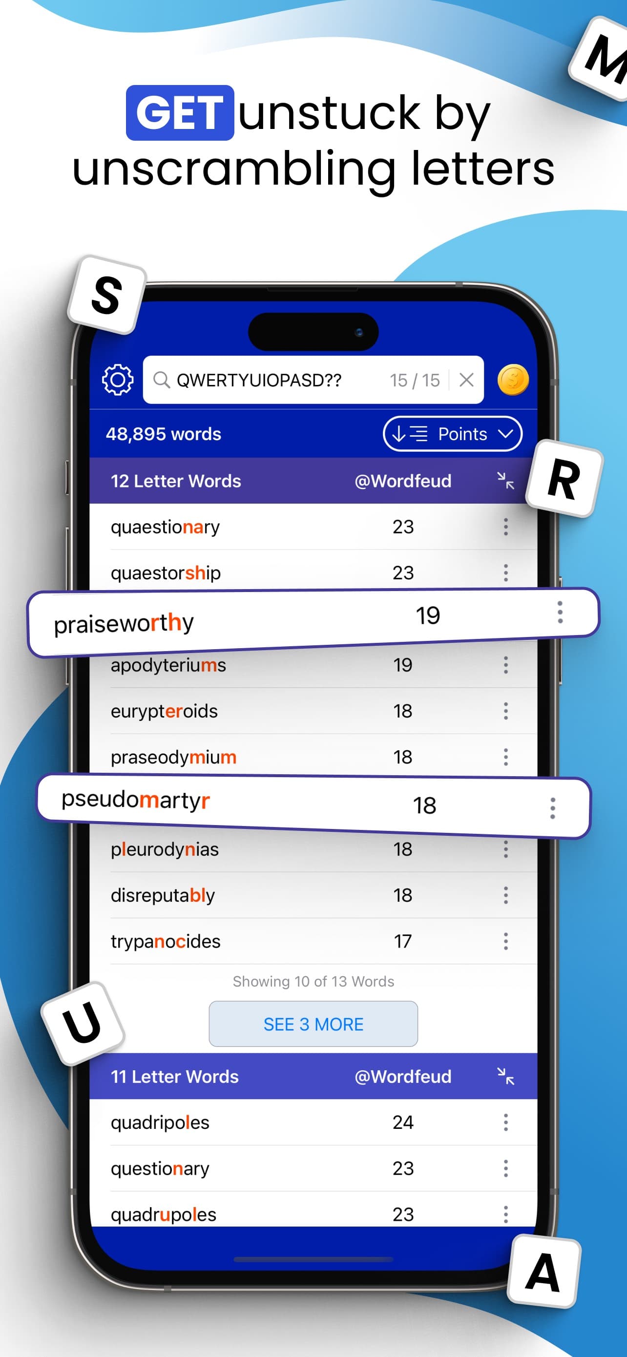 Word Unscrambler Solver screenshot 4 - screenshot