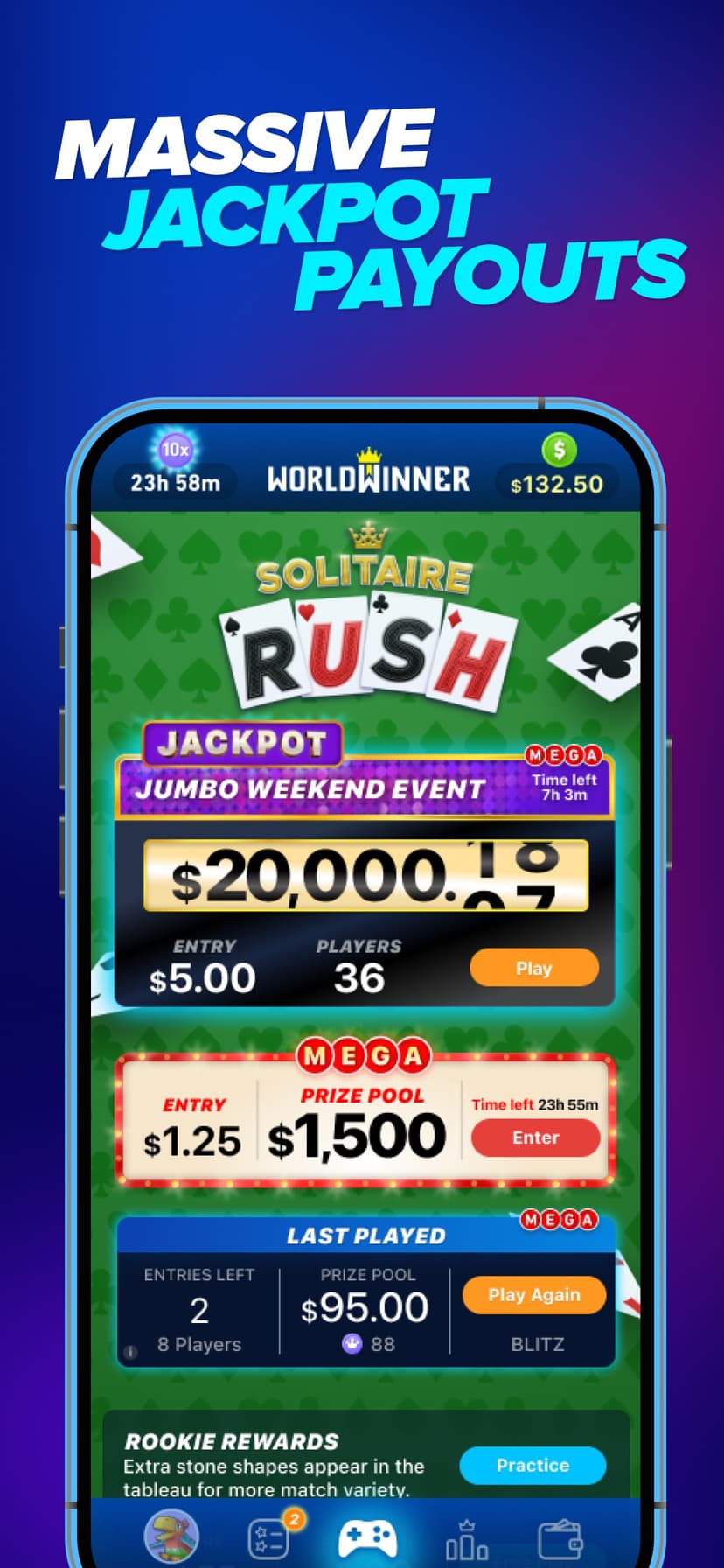 WorldWinner: Play for Cash screenshot 5 - screenshot