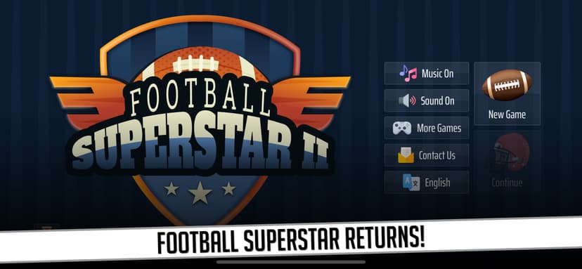Football Superstar 2: USA Ed. screenshot 1 - screenshot