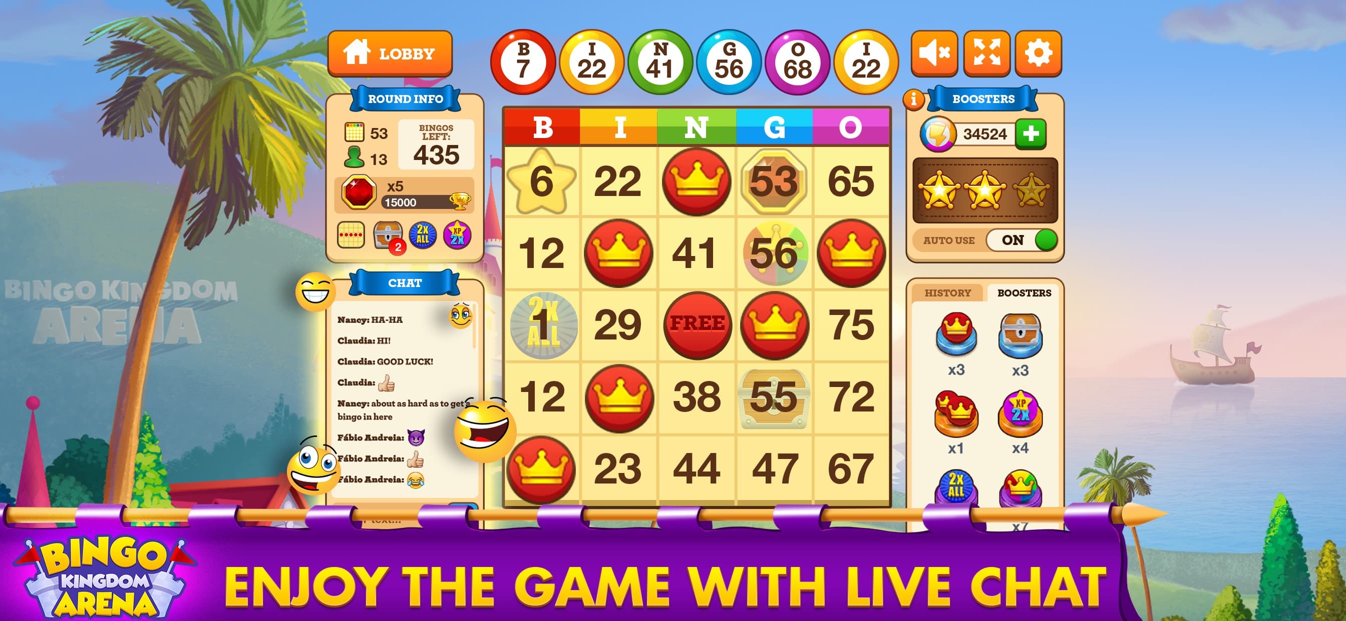 Bingo Kingdom Arena Bingo Game screenshot 4 - screenshot