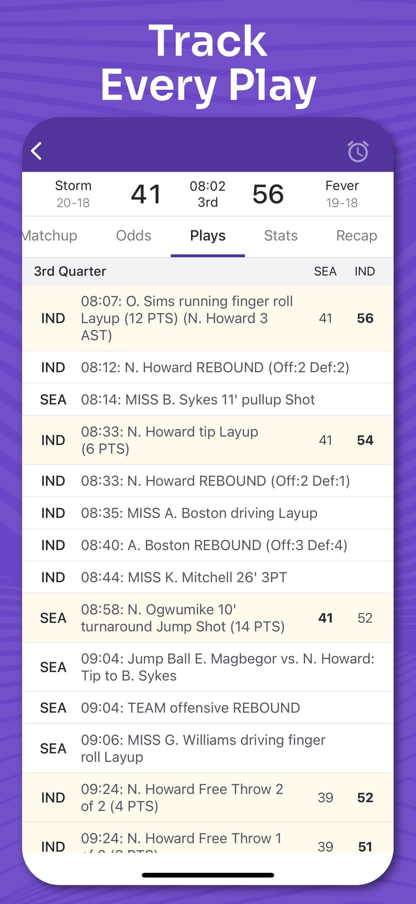 Superfan: Women's Basketball screenshot 3 - screenshot