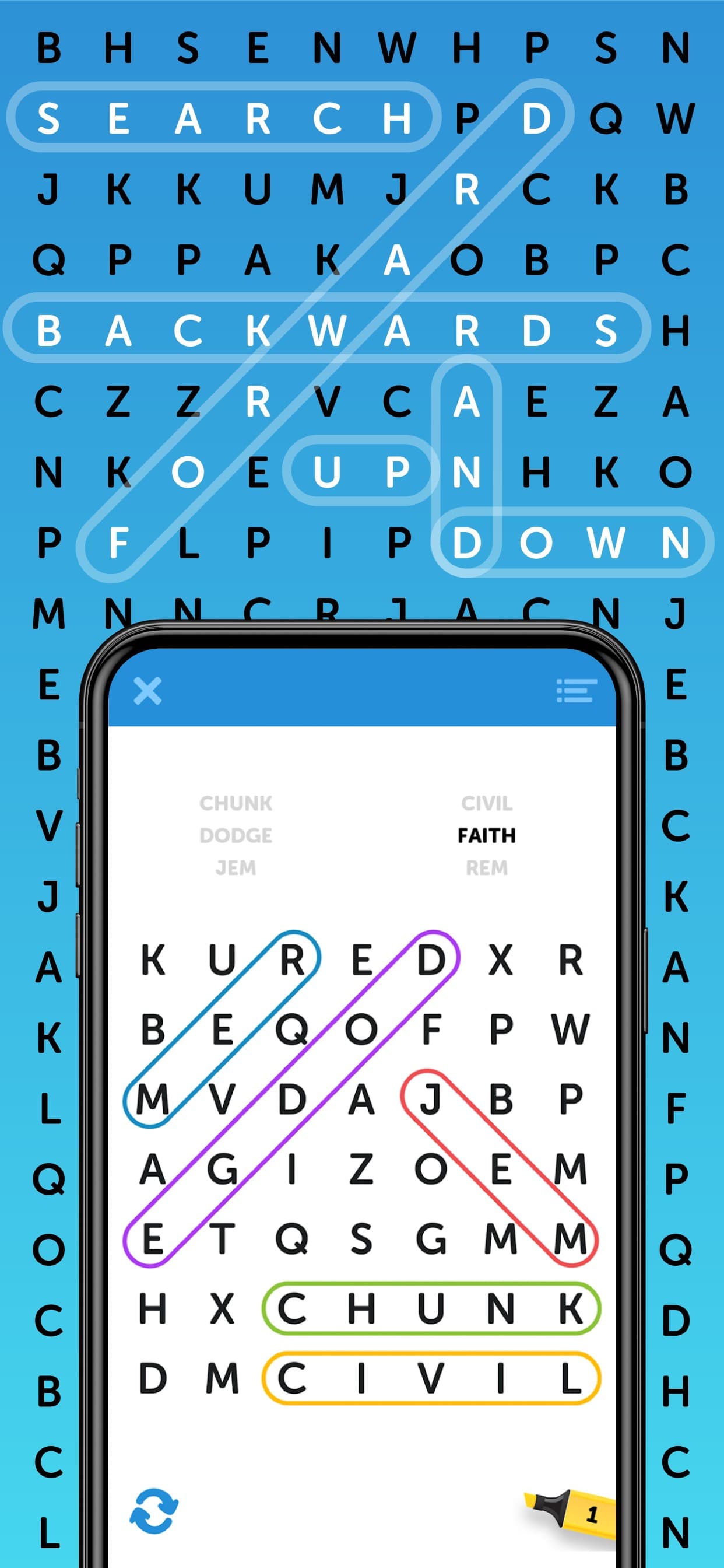 Simple Word Search Puzzles screenshot 2 - screenshot