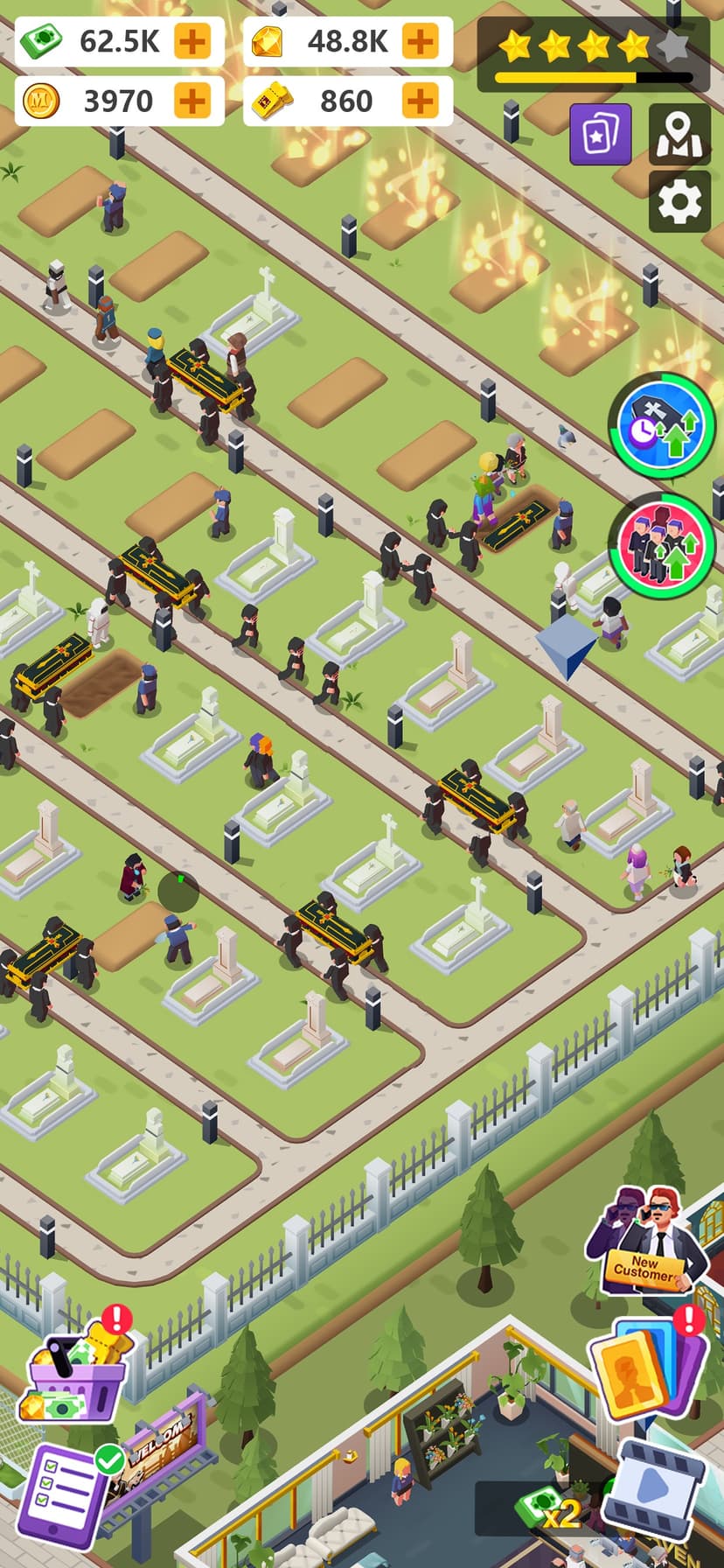 Idle Mortician Tycoon screenshot 3 - screenshot