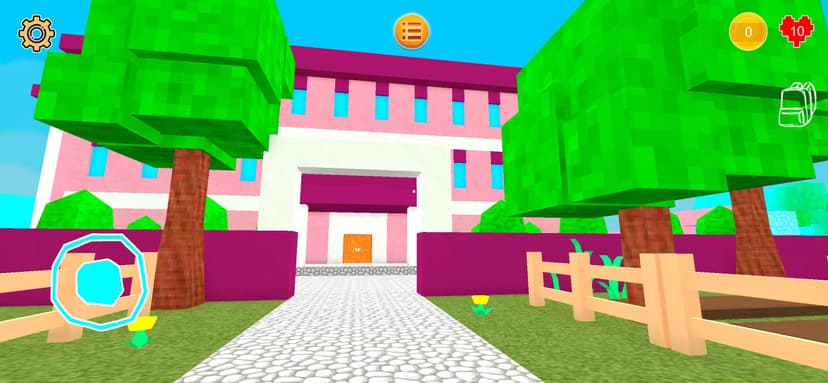 Pink Princess House Craft Game screenshot 1 - screenshot