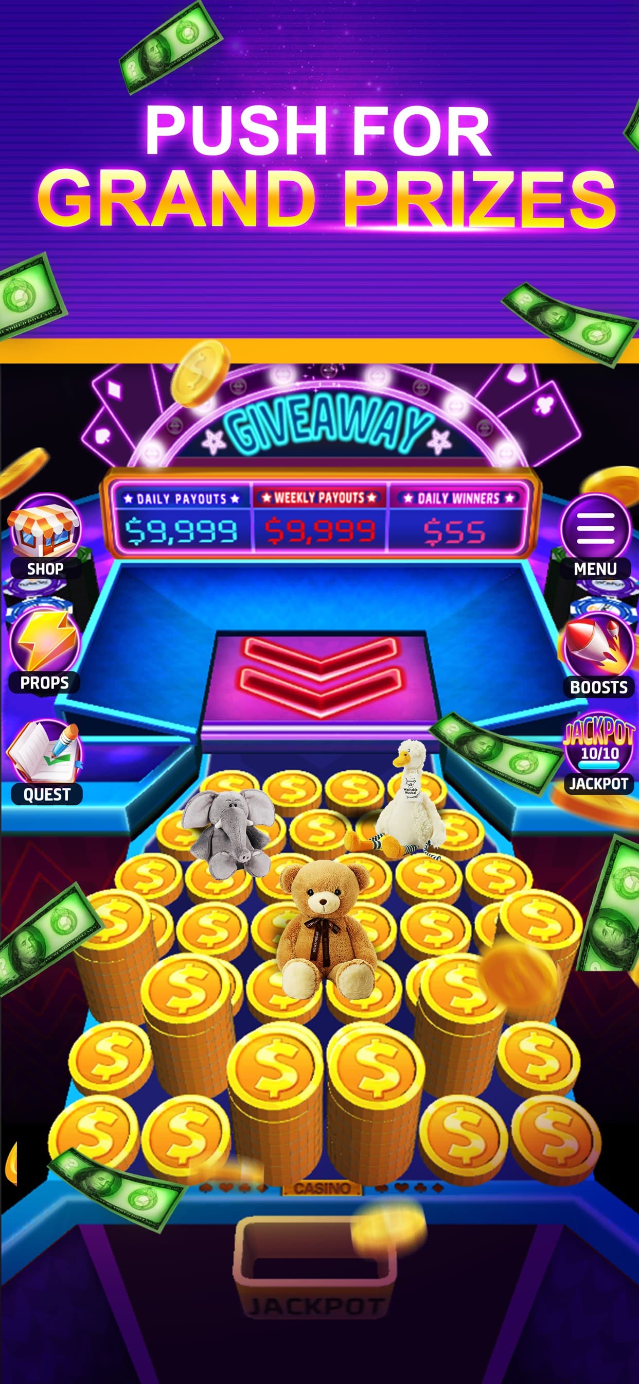 Cash Pusher:Lucky Coin Casino screenshot 4 - screenshot