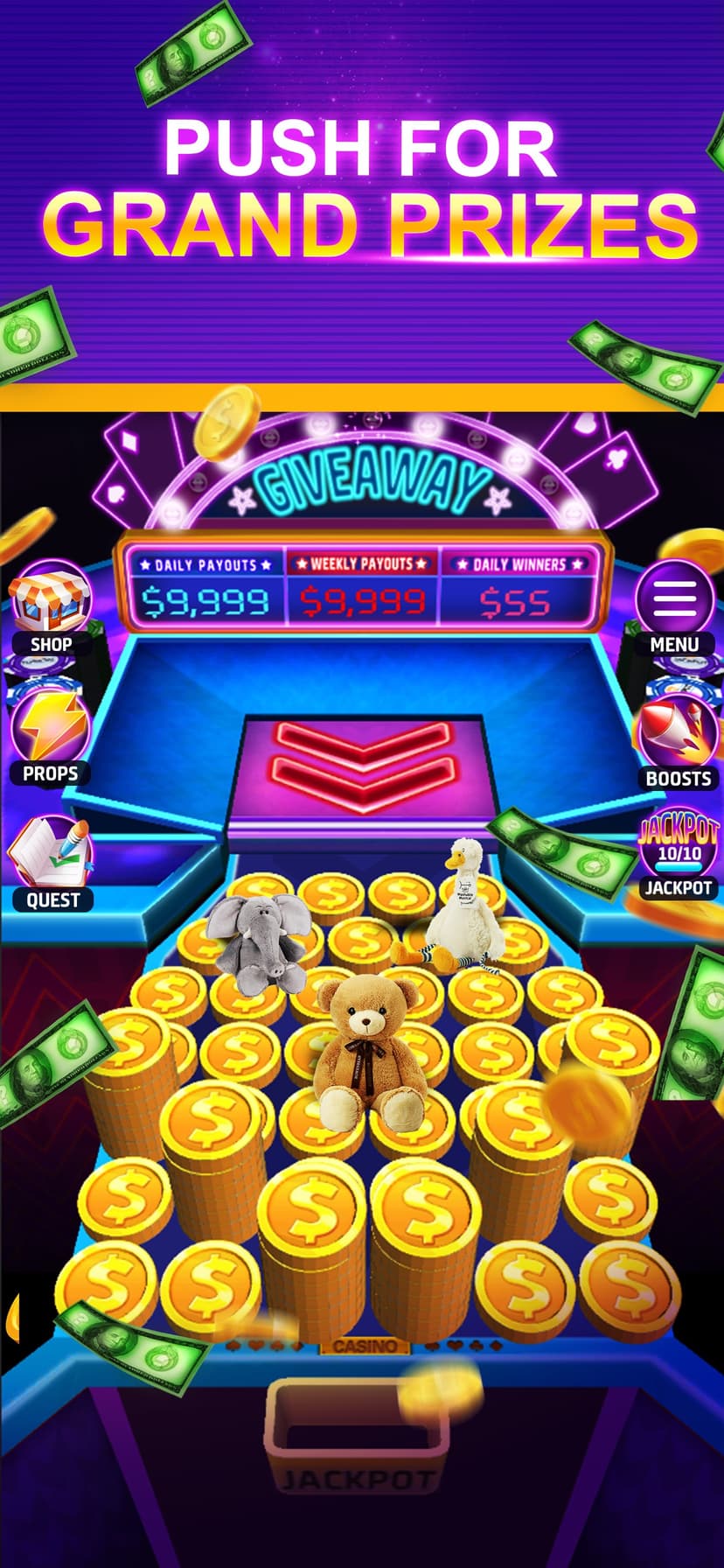 Cash Pusher:Lucky Coin Casino screenshot 4 - screenshot