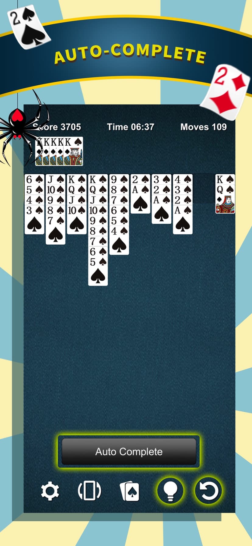 Spider Solitaire * Card Game screenshot 4 - screenshot