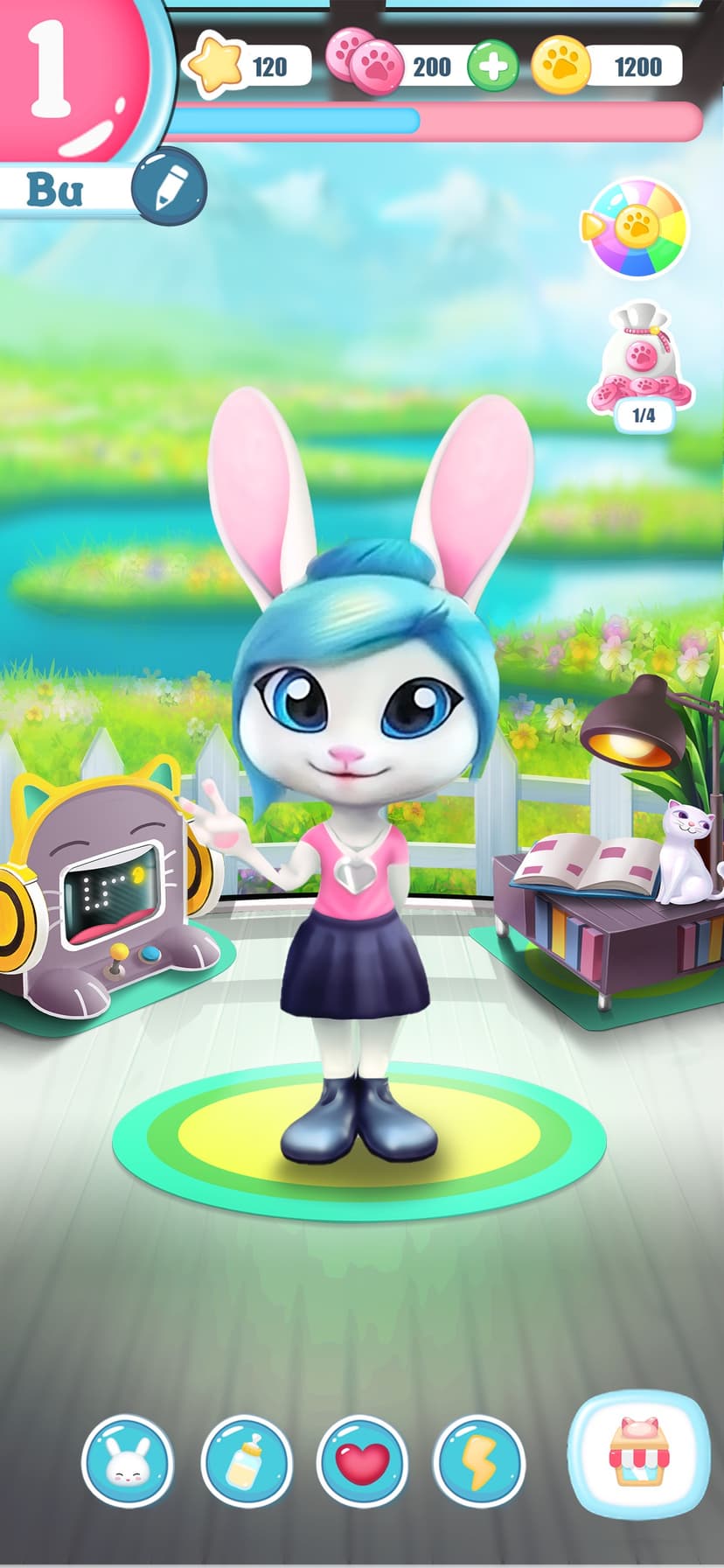 Bu my Bunny virtual pets care screenshot 5 - screenshot