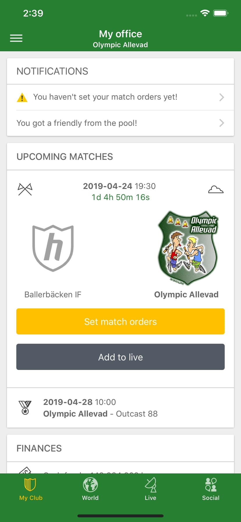 Hattrick Football Manager Game screenshot 1 - screenshot