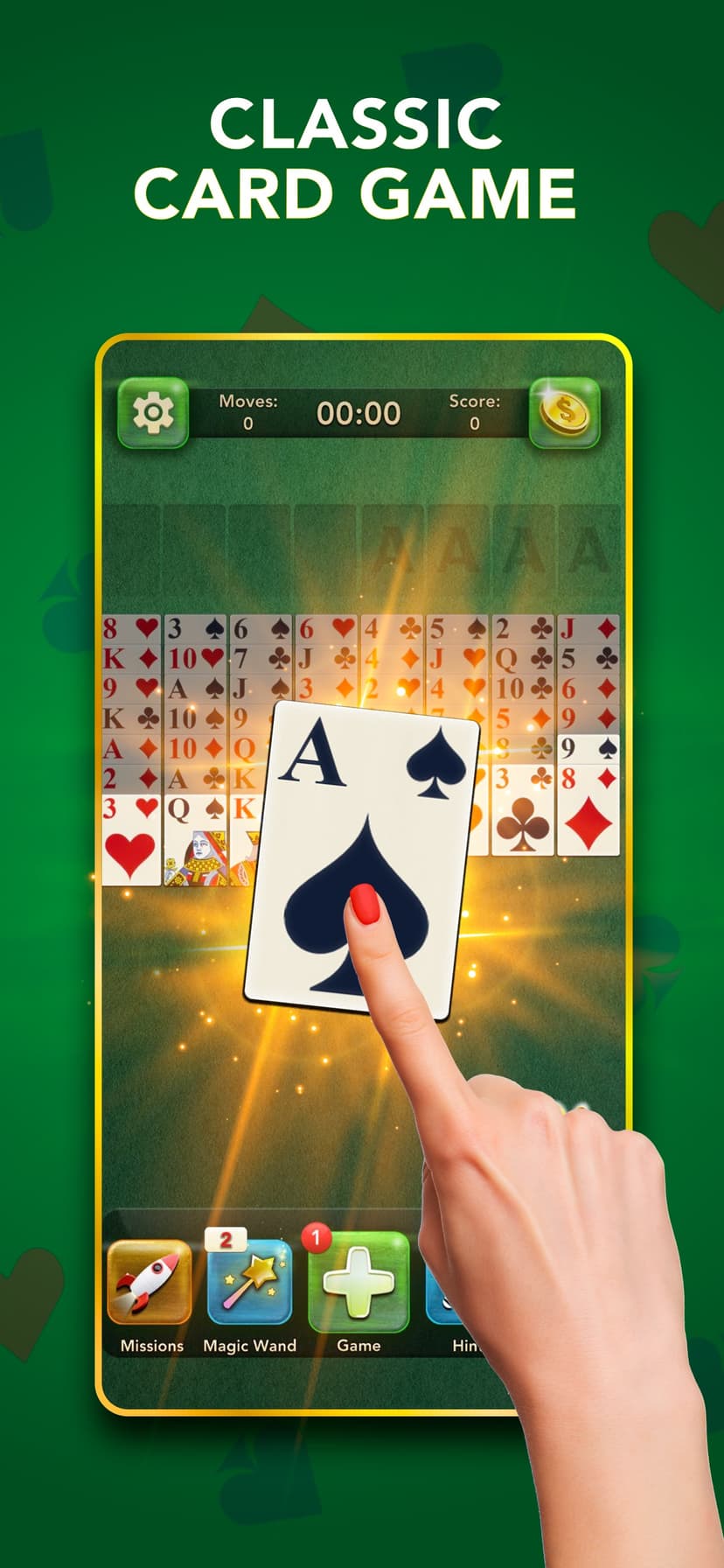FreeCell: Classic Card Game screenshot 1 - screenshot