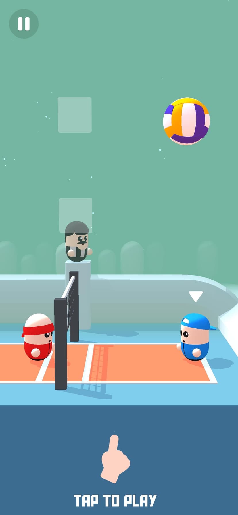 Volleyball Game - Volley Beans screenshot 1 - screenshot
