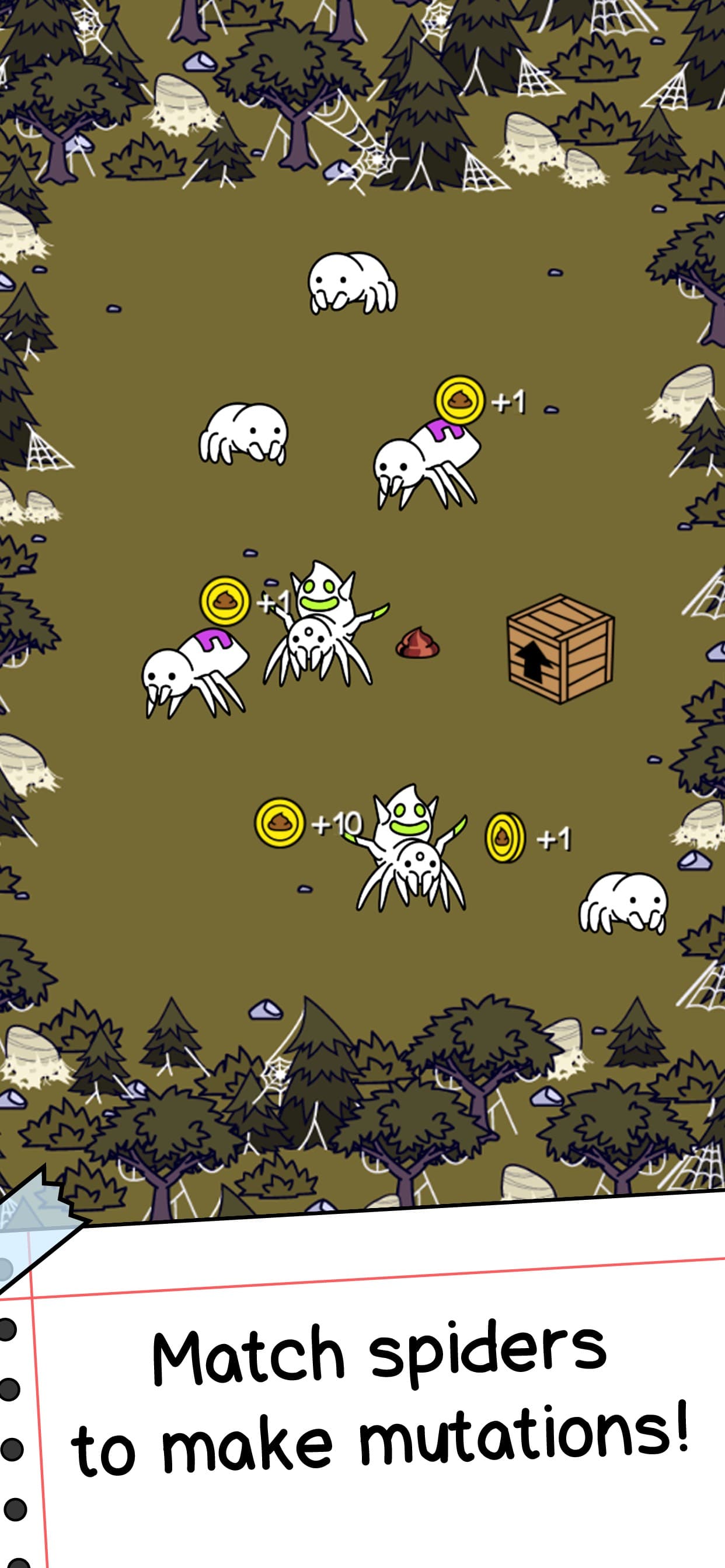 Spider Evolution: Idle Game screenshot 1 - screenshot