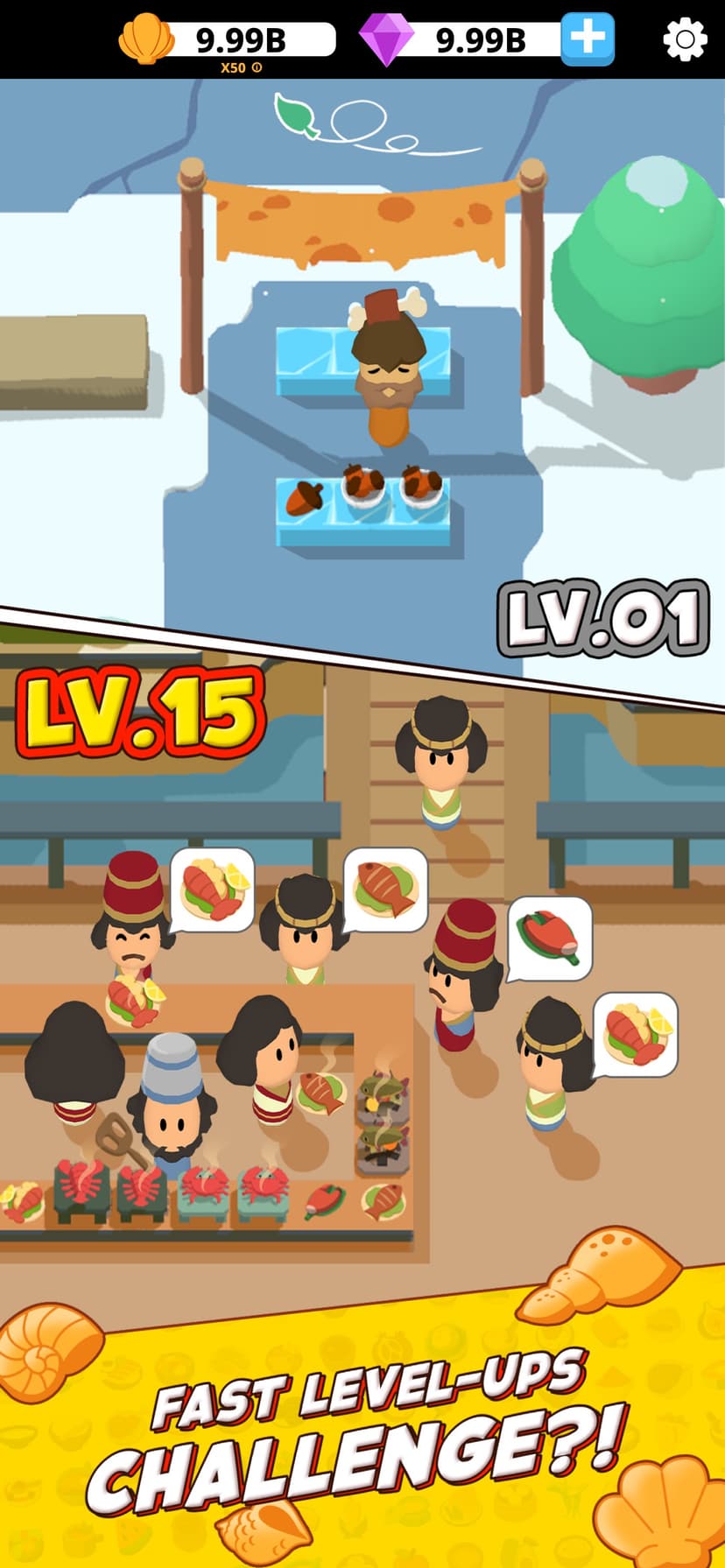 Idle Eras Bar: Food Tycoon screenshot 8 - screenshot