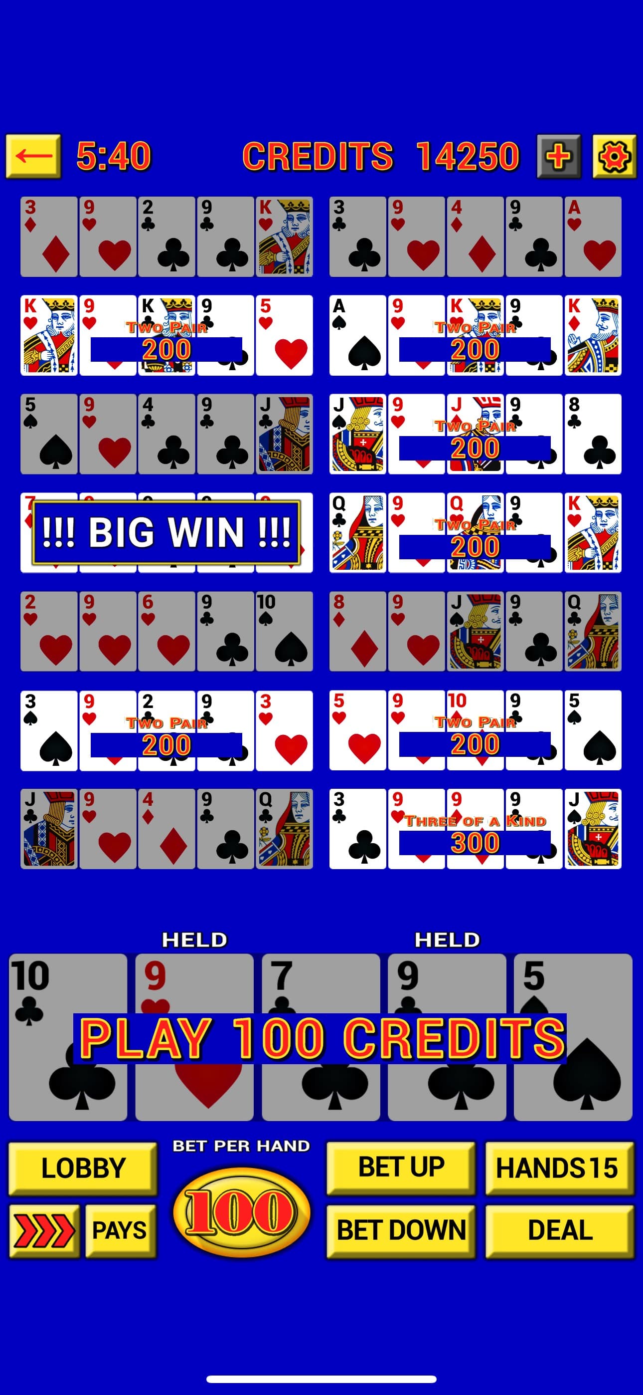 Video Poker Casino Classic screenshot 6 - screenshot