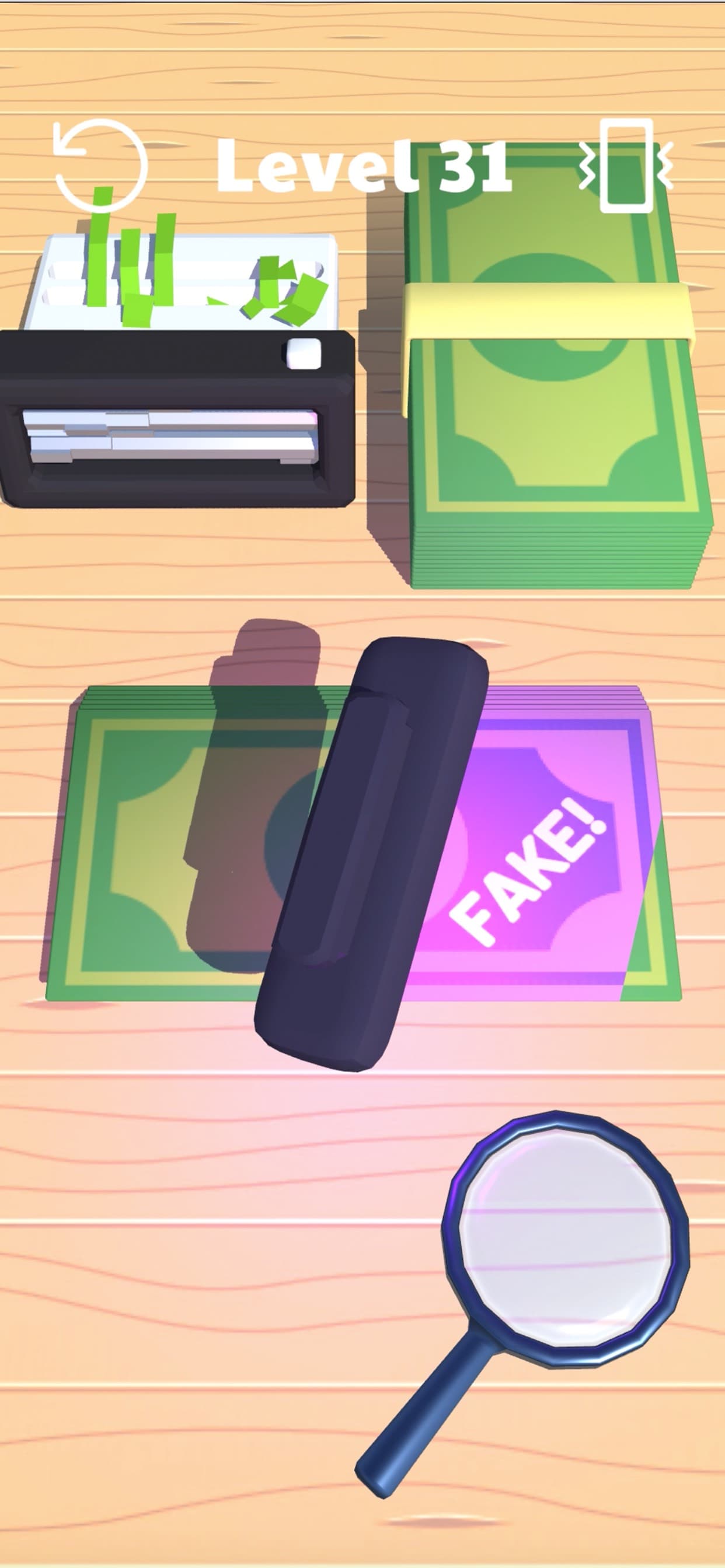 Money Buster 3D: Fake or Real screenshot 1 - screenshot