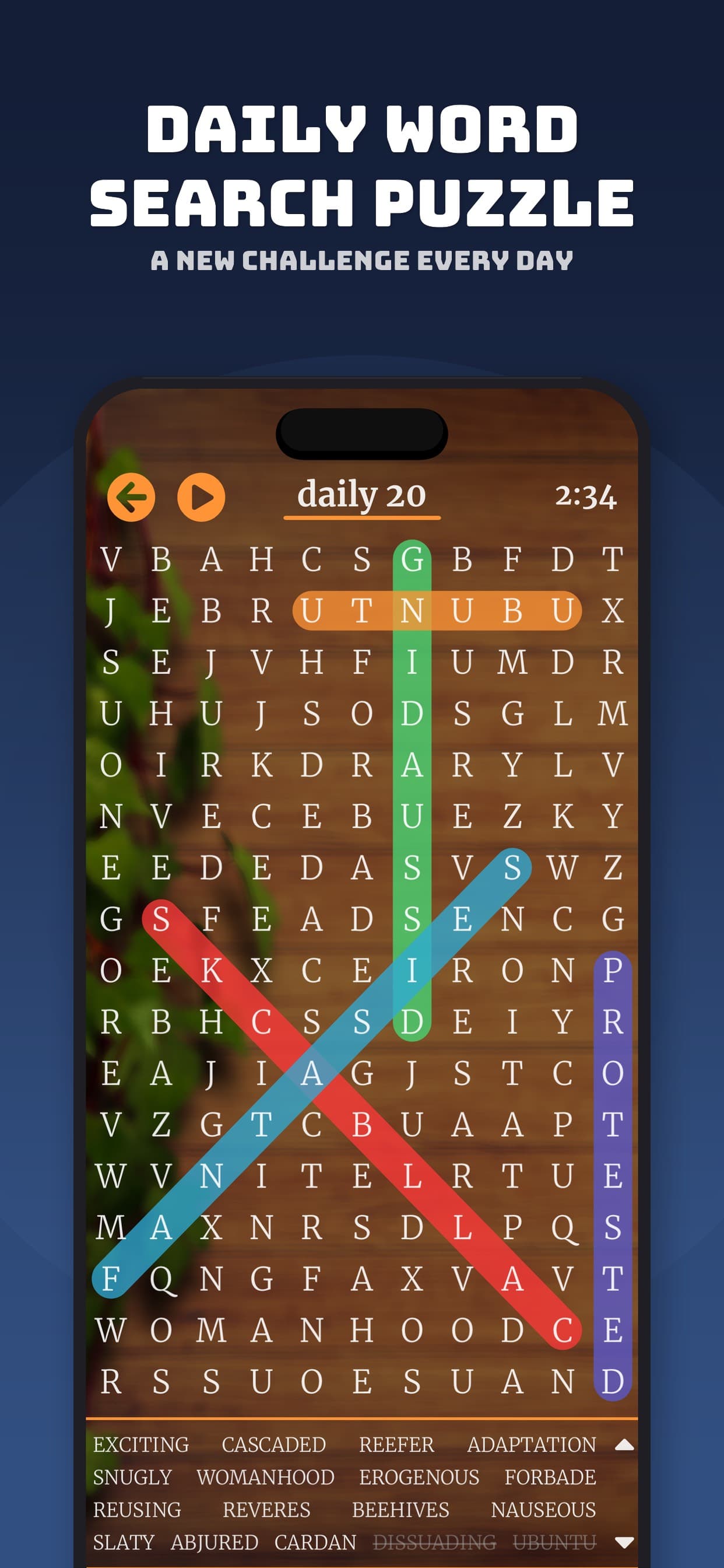 Word Search - Infinite puzzles screenshot 1 - screenshot