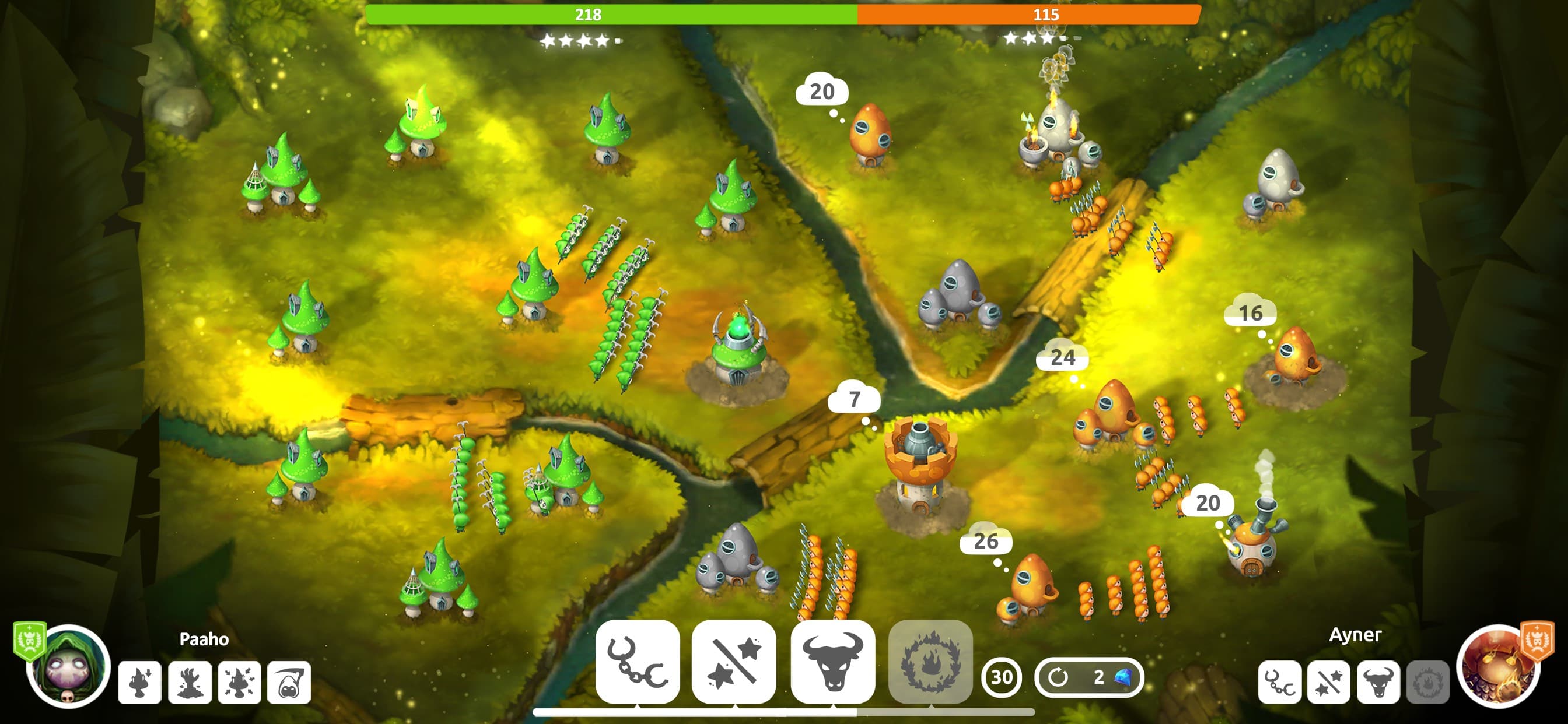Mushroom Wars 2: RTS Strategy screenshot 9 - screenshot